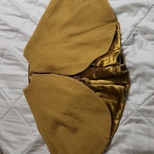 Toddler girls shaw - color mustard